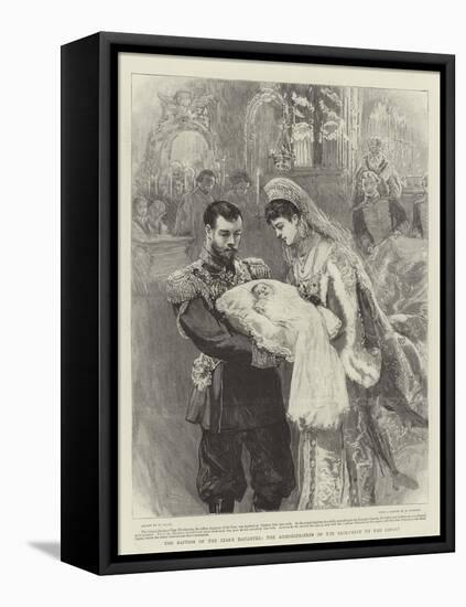 The Baptism of the Czar's Daughter, the Administration of the Sacrament to the Infant-William Small-Framed Premier Image Canvas