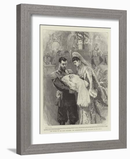 The Baptism of the Czar's Daughter, the Administration of the Sacrament to the Infant-William Small-Framed Giclee Print