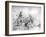 The Baptism of the Eunuch, 1641 (Etching)-Rembrandt van Rijn-Framed Giclee Print