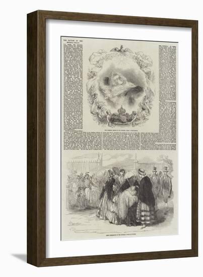 The Baptism of the Imperial Infant-null-Framed Giclee Print