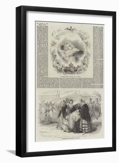 The Baptism of the Imperial Infant-null-Framed Giclee Print