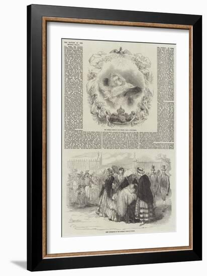 The Baptism of the Imperial Infant-null-Framed Giclee Print