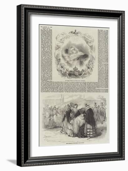 The Baptism of the Imperial Infant-null-Framed Giclee Print