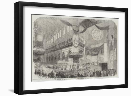 The Baptism of the Imperial Prince in the Cathedral of Notre Dame-null-Framed Giclee Print