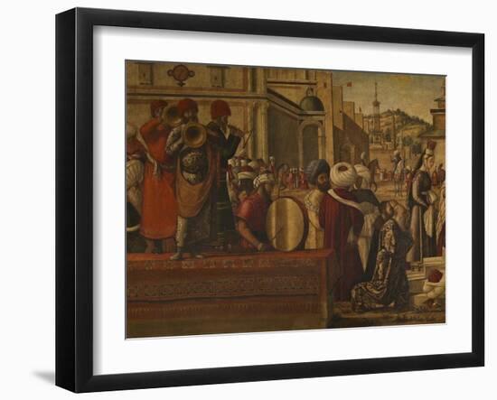 The Baptism of the Selenites-Vittore Carpaccio-Framed Giclee Print