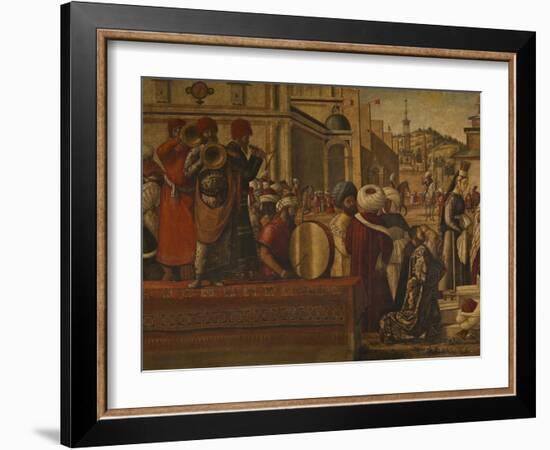 The Baptism of the Selenites-Vittore Carpaccio-Framed Giclee Print