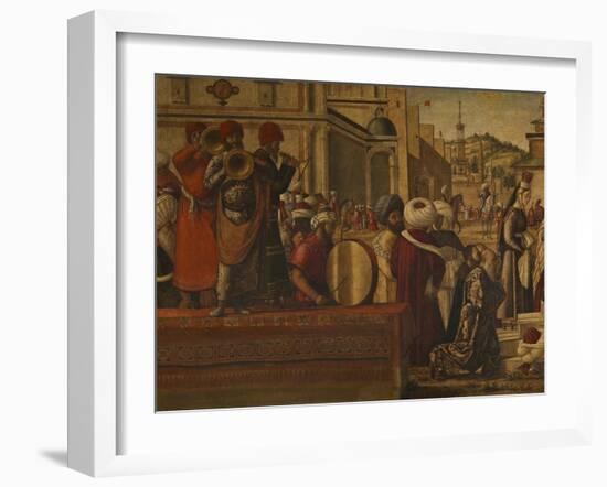 The Baptism of the Selenites-Vittore Carpaccio-Framed Giclee Print