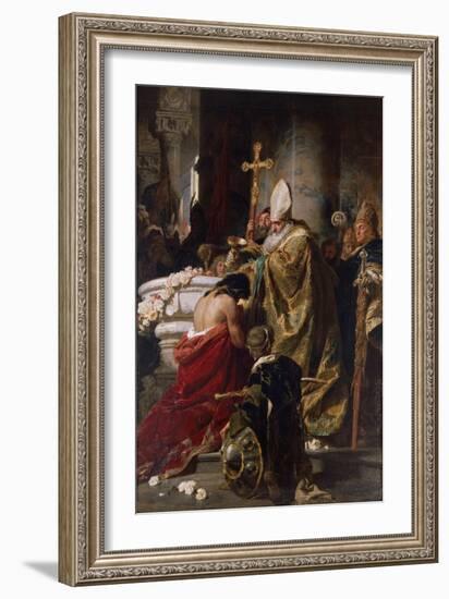 The Baptism of Vajk-Gyula Benczur-Framed Giclee Print