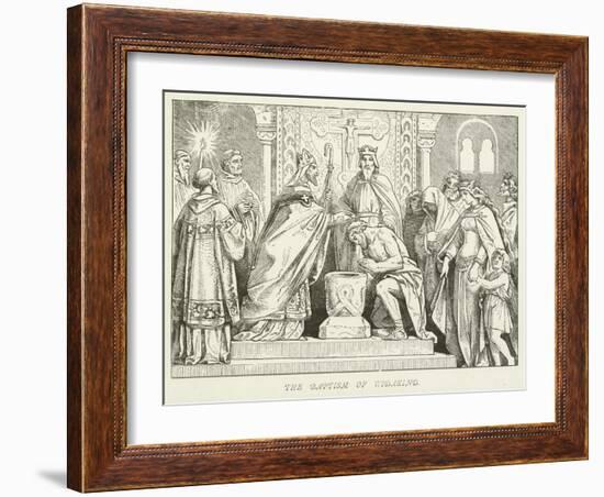 The Baptism of Widakind-null-Framed Giclee Print