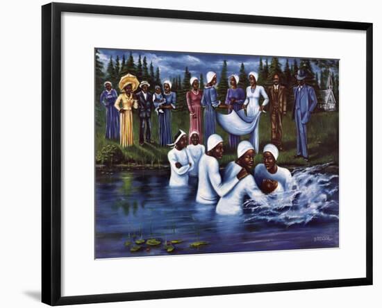 The Baptism-Don Reasor-Framed Art Print