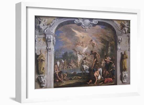 The Baptist of Christ-Sebastiano Ricci-Framed Art Print