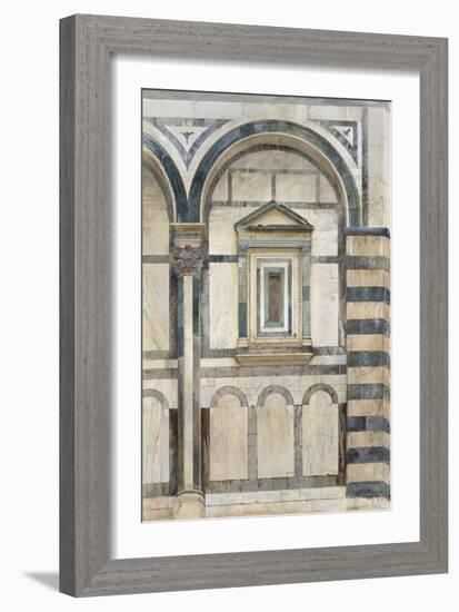 The Baptistery-John Ruskin-Framed Giclee Print