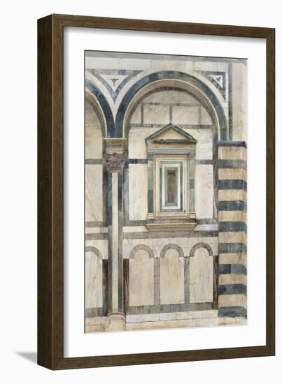 The Baptistery-John Ruskin-Framed Giclee Print
