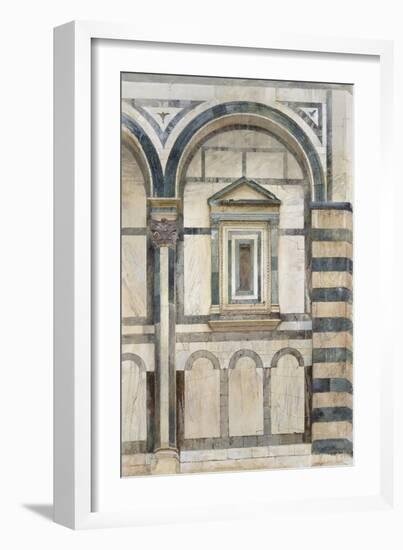 The Baptistery-John Ruskin-Framed Giclee Print