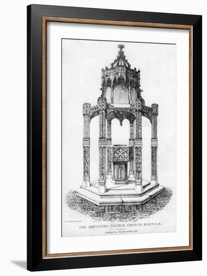 The Baptistry, Trunch Church, Norfolk, 1855-Henry Ninham-Framed Giclee Print
