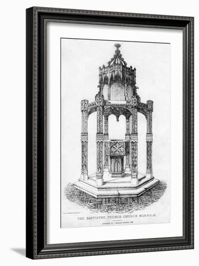 The Baptistry, Trunch Church, Norfolk, 1855-Henry Ninham-Framed Giclee Print