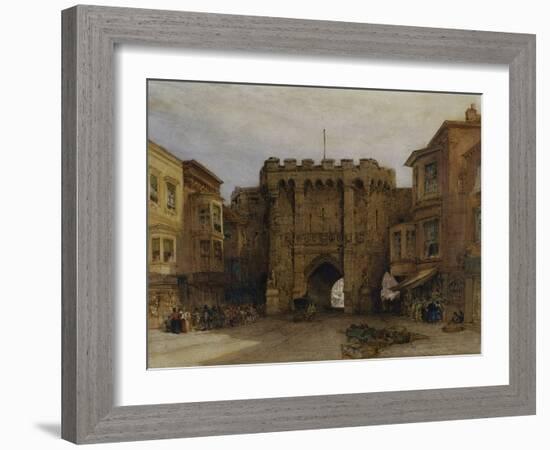 The Bar Gate, Southampton-William Callow-Framed Giclee Print