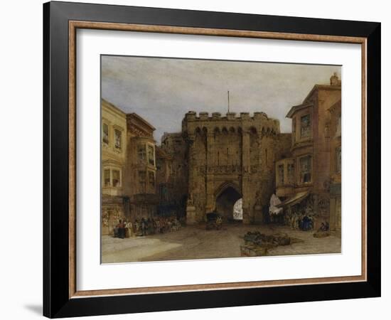 The Bar Gate, Southampton-William Callow-Framed Giclee Print