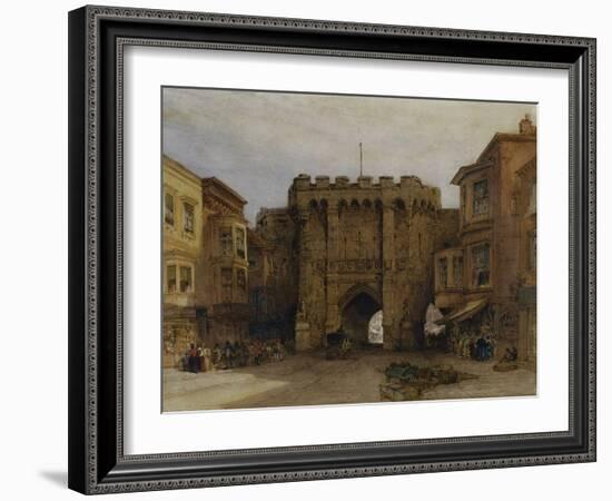 The Bar Gate, Southampton-William Callow-Framed Giclee Print