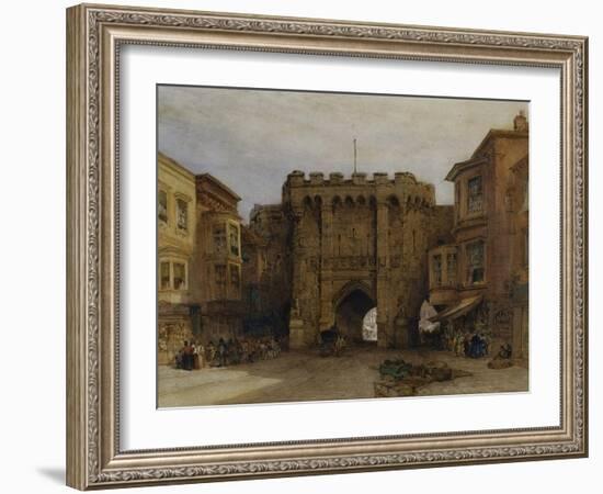 The Bar Gate, Southampton-William Callow-Framed Giclee Print