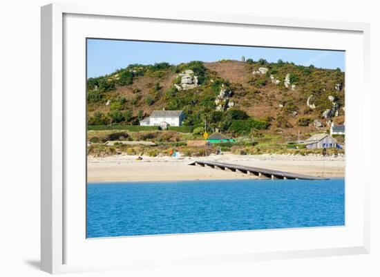 The Bar Quay on Bryher, Isles of Scilly, England, United Kingdom, Europe-Robert Harding-Framed Photographic Print