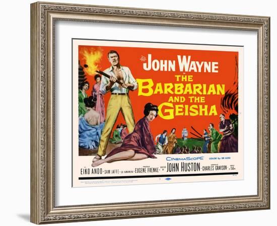 The Barbarian and the Geisha, 1958-null-Framed Art Print