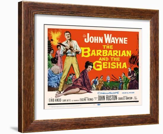 The Barbarian and the Geisha, 1958-null-Framed Art Print