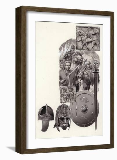 The Barbarians That Destroyed Imperial Rome-Pat Nicolle-Framed Giclee Print