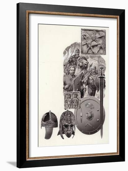 The Barbarians That Destroyed Imperial Rome-Pat Nicolle-Framed Giclee Print
