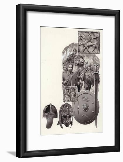 The Barbarians That Destroyed Imperial Rome-Pat Nicolle-Framed Giclee Print