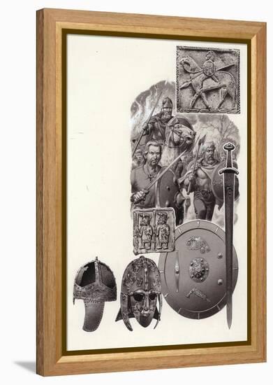 The Barbarians That Destroyed Imperial Rome-Pat Nicolle-Framed Premier Image Canvas