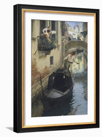 The Barcarolle, 1897-Giuseppe Bernardino Bison-Framed Giclee Print