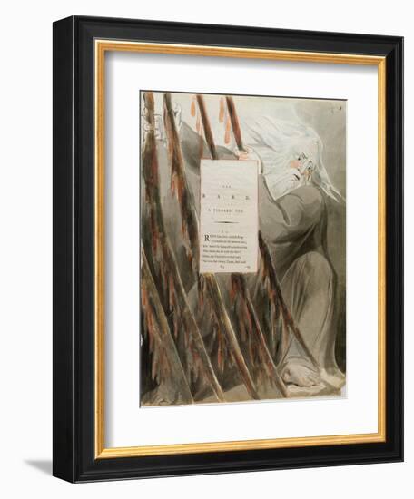 The Bard: a Pindaric Ode, from 'The Poems of Thomas Gray', Published 1797-98-William Blake-Framed Giclee Print