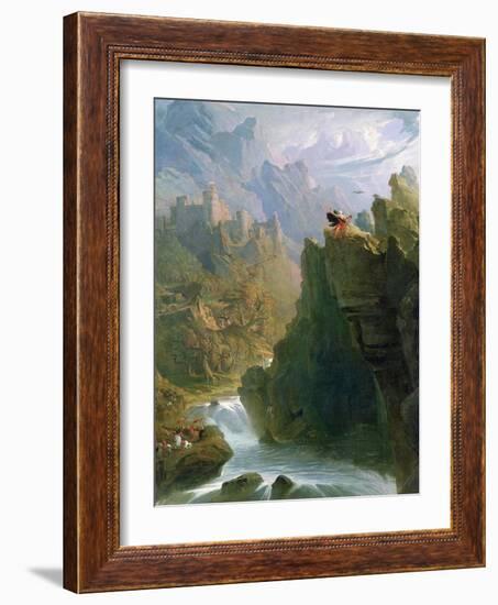 The Bard, c.1817-John Martin-Framed Giclee Print