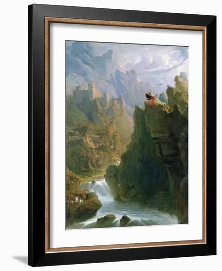 The Bard, c.1817-John Martin-Framed Giclee Print