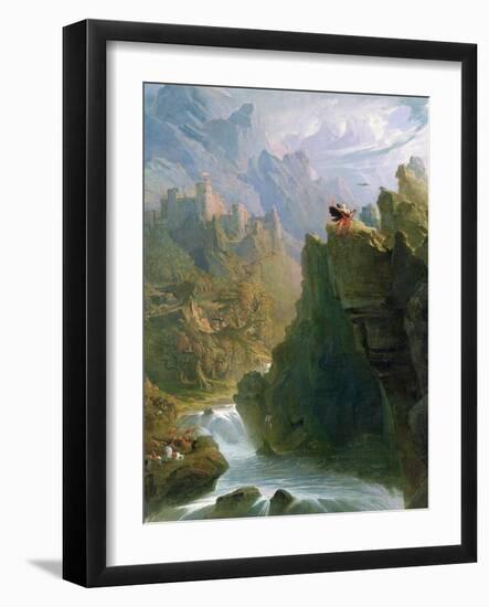 The Bard, c.1817-John Martin-Framed Giclee Print