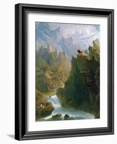 The Bard, c.1817-John Martin-Framed Giclee Print