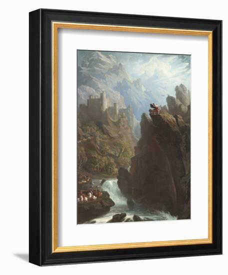 The Bard, C.1817-John Martin-Framed Giclee Print