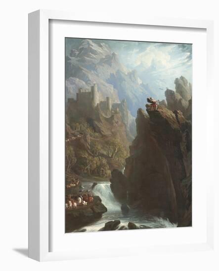 The Bard, C.1817-John Martin-Framed Giclee Print