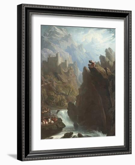 The Bard, C.1817-John Martin-Framed Giclee Print