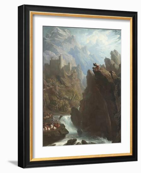 The Bard, C.1817-John Martin-Framed Giclee Print