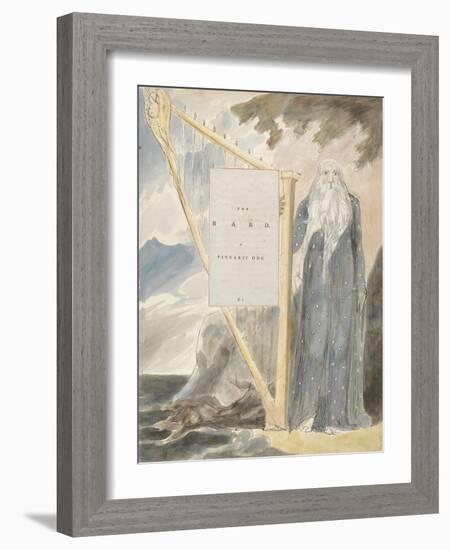 The Bard-William Blake-Framed Giclee Print