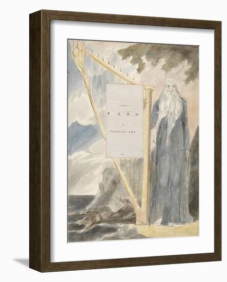 The Bard-William Blake-Framed Giclee Print