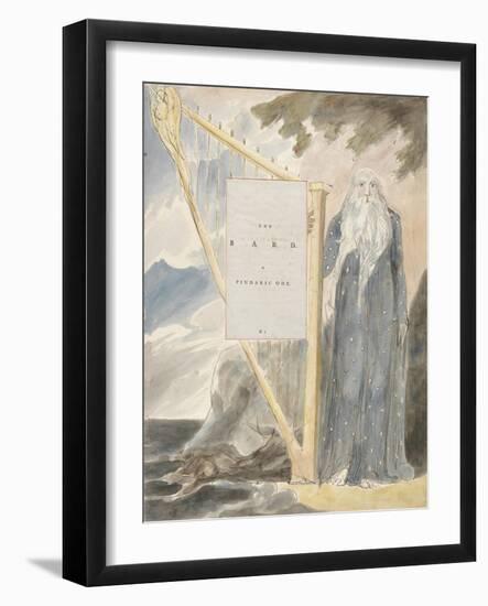 The Bard-William Blake-Framed Giclee Print