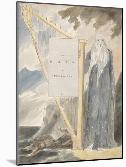 The Bard-William Blake-Mounted Giclee Print