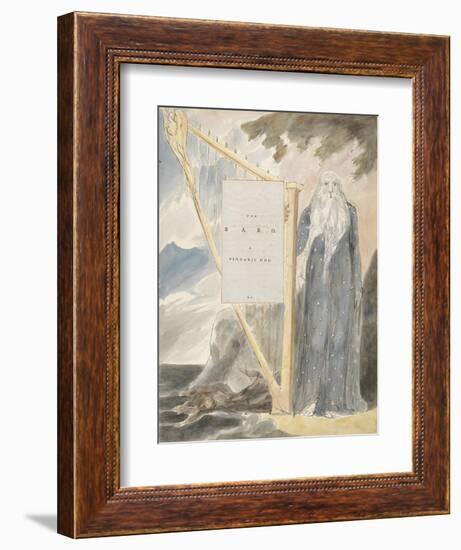 The Bard-William Blake-Framed Giclee Print