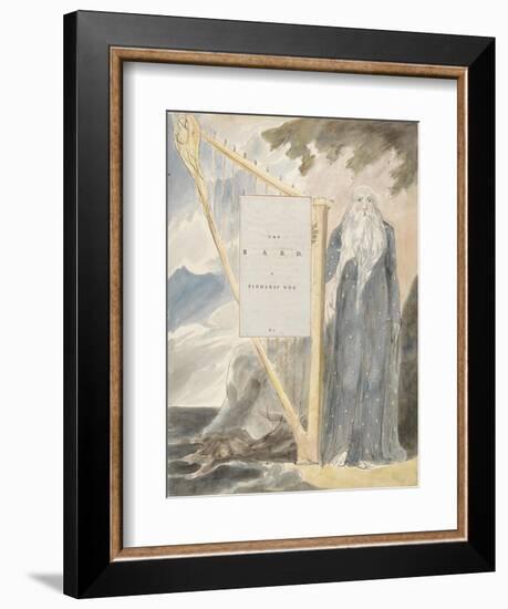 The Bard-William Blake-Framed Giclee Print