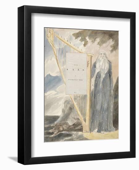 The Bard-William Blake-Framed Giclee Print