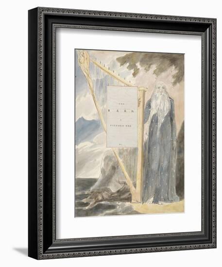 The Bard-William Blake-Framed Giclee Print