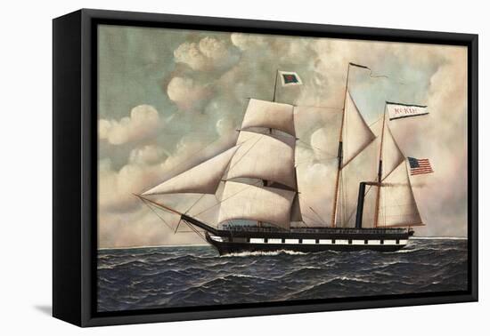 The Barkentine John S. Mckim, 1902-Antonio Jacobsen-Framed Premier Image Canvas